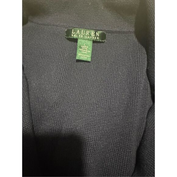 Lauren Ralph Lauren blue blazer gold tone from buttons with pockets size L cotto - Picture 3 of 13